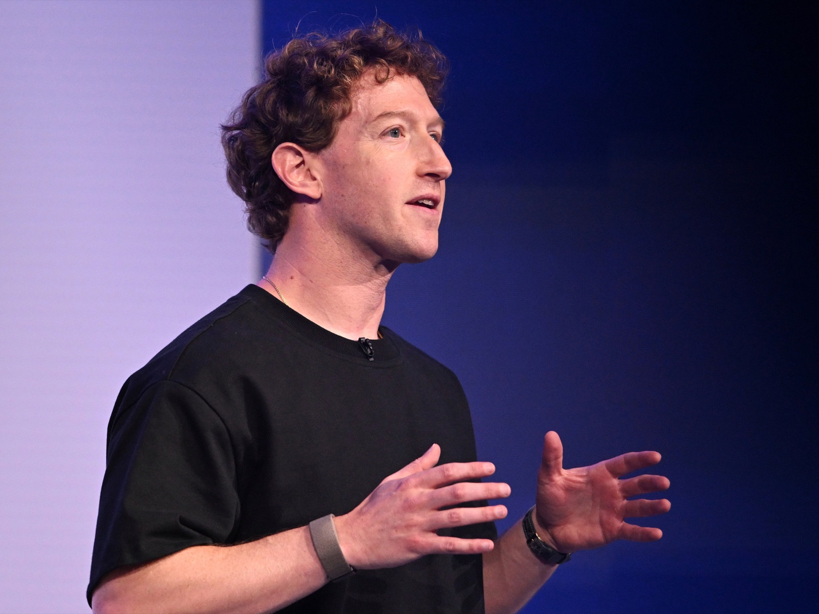 Mark Zuckerberg speaking at Meta Connect in 2025